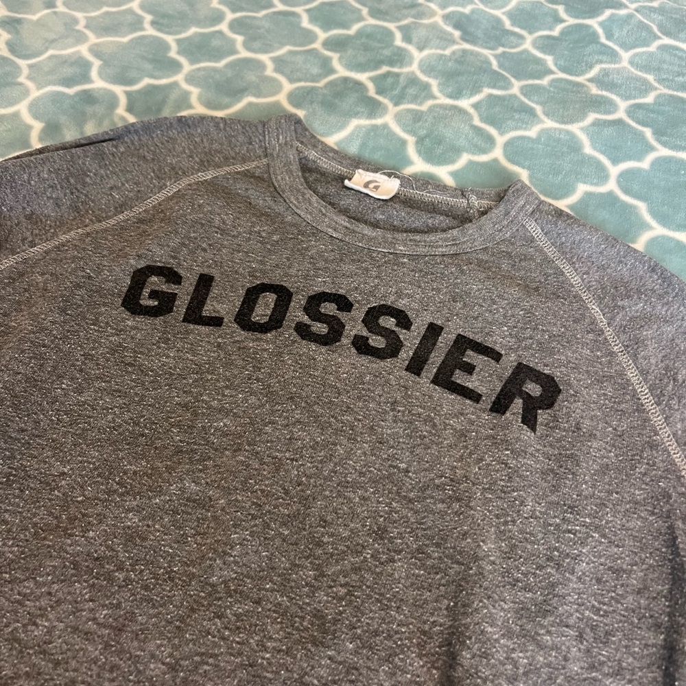 Glossier Gray Sweatshirt - Picture 3 of 4